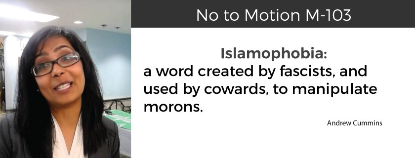 “Islamophobia” Motion M-103: Divisive Identity Politics and Why You Should Care